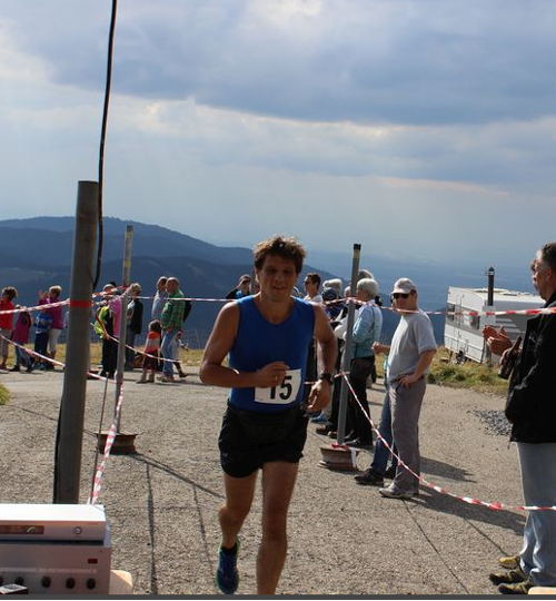 Zieleinlauf am Belchen Zieleinlauf am Belchen